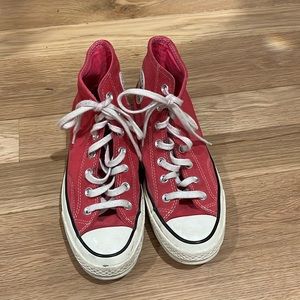 Pink Suede Converse